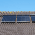Zonneboiler op een dak